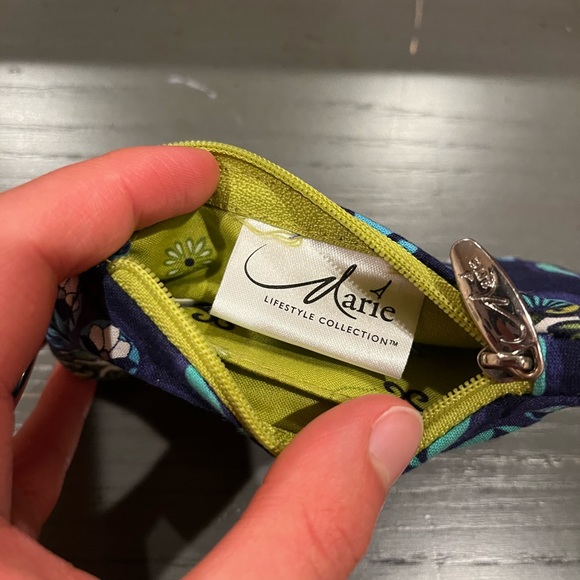 Marie Lifestyle Collection Floral Card Coin Pouch - Picture 5 of 9